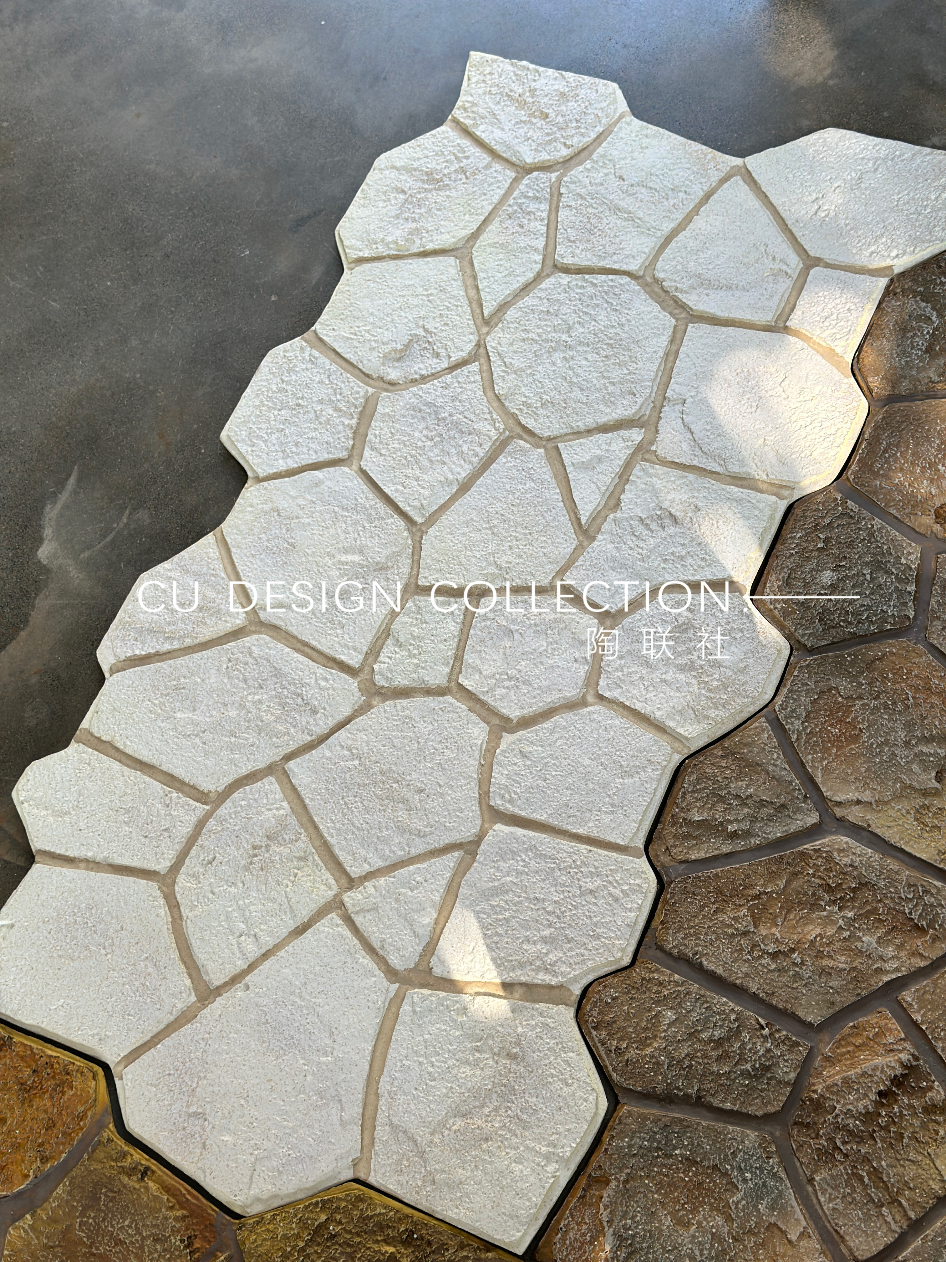 Tortoise-patterned stone thin version (in-film paint) 2