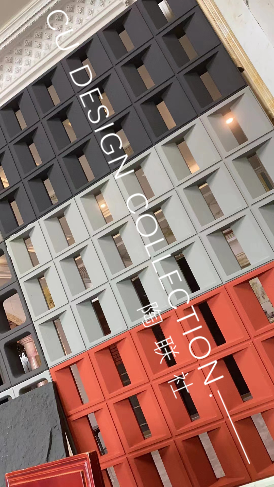 Rectangular 18-grid thick single-sided style