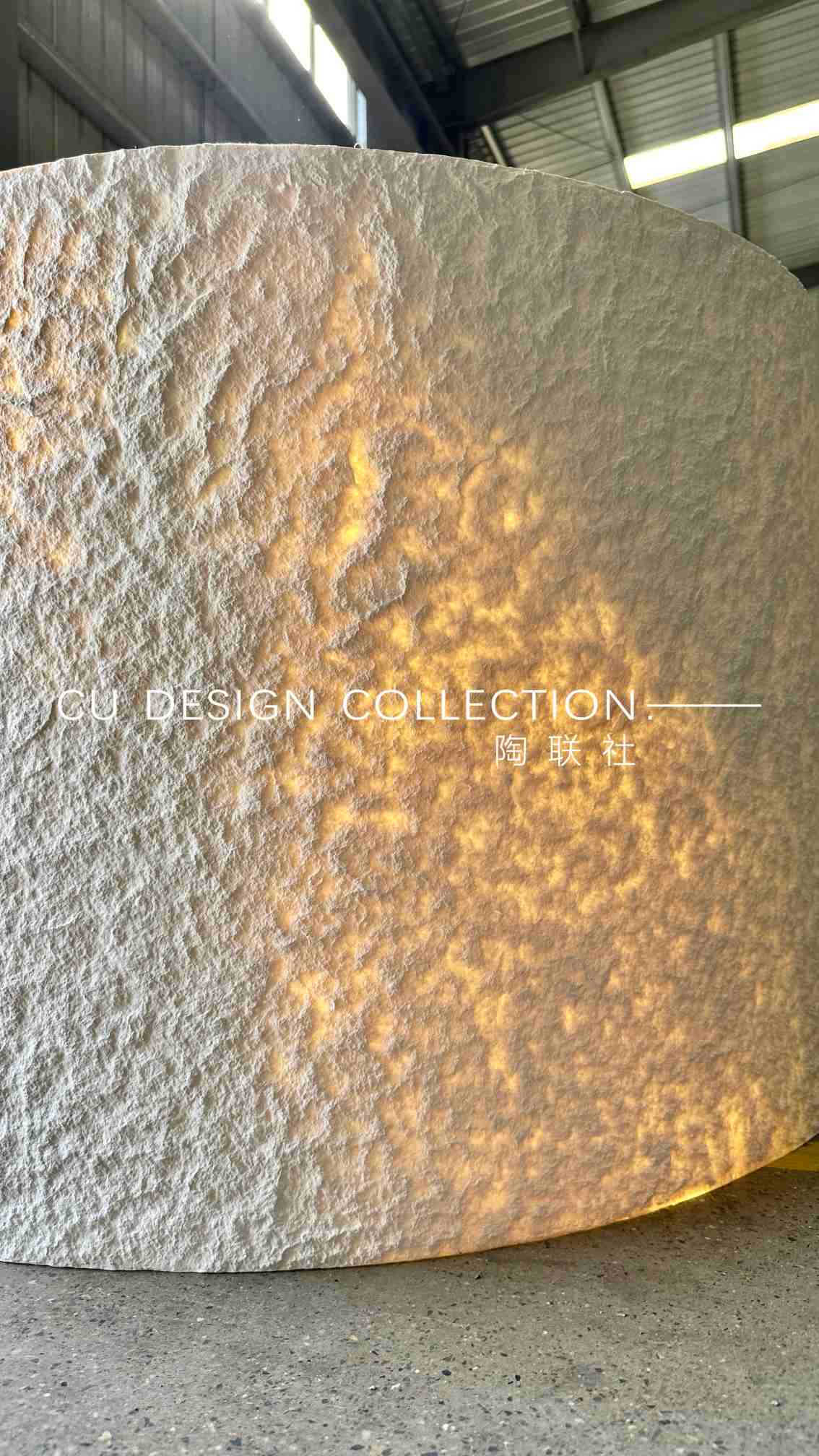 PU Super Thin Stone slab (translucent)