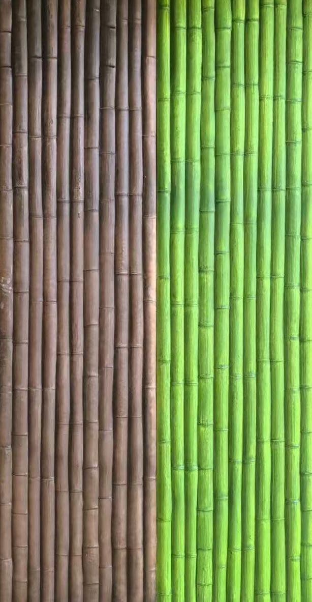 PU Bamboo Texture